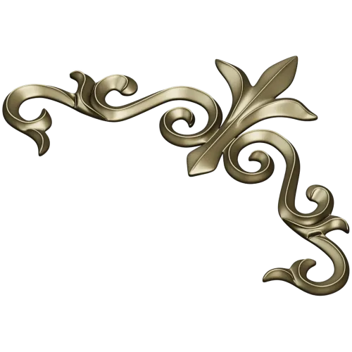 Вензель Лилиан - 3D STL модель для ЧПУ