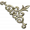 Acanthus Corner Ornament - STL 3D Model for CNC