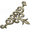 Acanthus Corner Ornament - STL 3D Model for CNC