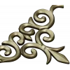 Acanthus Corner Ornament - STL 3D Model for CNC