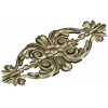 Baroque Floral Applique - detailed STL 3D model for CNC