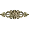 Baroque Floral Applique - detailed STL 3D model for CNC