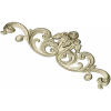 Rose Acanthus Cartouche - STL 3D Model for CNC