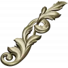 Acanthus Vertical Scroll STL 3D Model for CNC