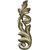 Acanthus Vertical Scroll STL 3D Model for CNC