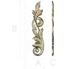 Acanthus Vertical Scroll STL 3D Model for CNC