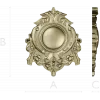 Aureate Rocaille Medallion - STL 3D model for CNC