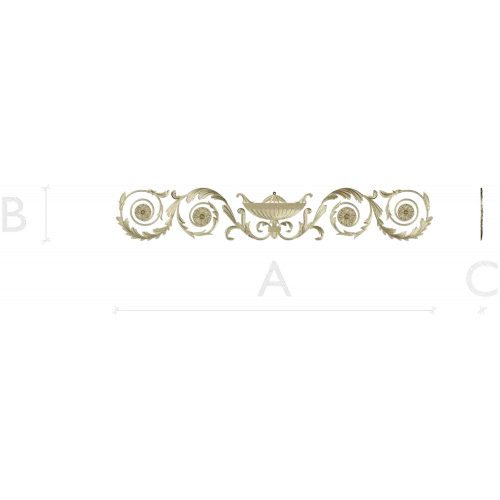 Classical Urn and Acanthus Frieze STL for CNC