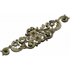 Барочный картуш с розами - 3D модель STL для ЧПУ