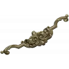 Rococo Scroll Crest - STL 3D model for CNC milling