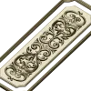 Vertical Acanthus Decorative Panel STL for CNC