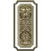 Vertical Acanthus Decorative Panel STL for CNC