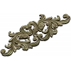 Rococo Acanthus Horizontal Ornament STL 3D Model for CNC