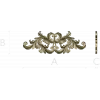 Rococo Acanthus Horizontal Ornament STL 3D Model for CNC