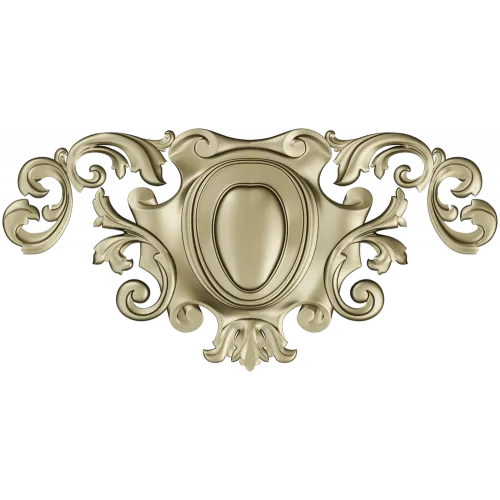 Ornate Rococo Cartouche STL for CNC Milling