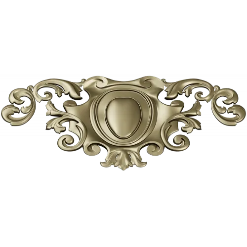 Ornate Rococo Cartouche STL for CNC Milling