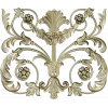 Rocaille Shell Cartouche - STL 3D model for CNC milling