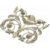 Rocaille Shell Cartouche - STL 3D model for CNC milling