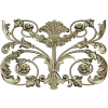 Rocaille Shell Cartouche - STL 3D model for CNC milling