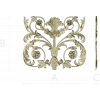 Rocaille Shell Cartouche - STL 3D model for CNC milling
