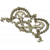 Baroque Laurel Crown Cartouche - STL 3D Model for CNC