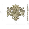 Baroque Bacchic Cartouche STL for CNC carving