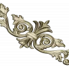 Baroque Acanthus Central Cartouche - STL 3D model for CNC