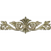 Baroque Acanthus Central Cartouche - STL 3D model for CNC
