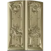 Резная дверная пара в классическом стиле - 3D модель STL для ЧПУ