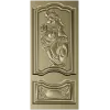 Ornate Warrior Door Panel - STL 3D model for CNC carving