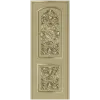 Ornate Double-Cartouche Door Panel STL for CNC