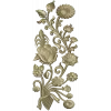 Флоральная вертикальная накладка - 3D модель STL для ЧПУ