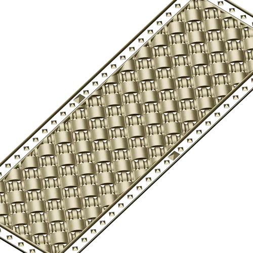 Woven Basket Door Panel STL for CNC