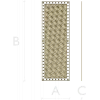 Woven Basket Door Panel STL for CNC