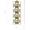 Ornate Door Panel 3D STL for CNC Milling