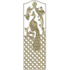 Regal Peacock Door Panel STL - 3D Model for CNC Carving