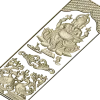 Ganesha Relief Panel STL for CNC Carving