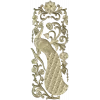 Peacock Decorative Panel STL for CNC Milling