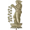 3D модель "Лотосная нимфа" - декор для ЧПУ (STL)