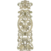 Baroque Vertical Applique STL 3D Model for CNC