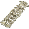 Baroque Vertical Applique STL 3D Model for CNC