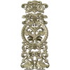 Baroque Vertical Applique STL 3D Model for CNC