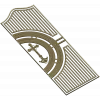 Heritage Cross Door Panel - STL 3D model for CNC