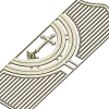 Heritage Cross Door Panel - STL 3D model for CNC