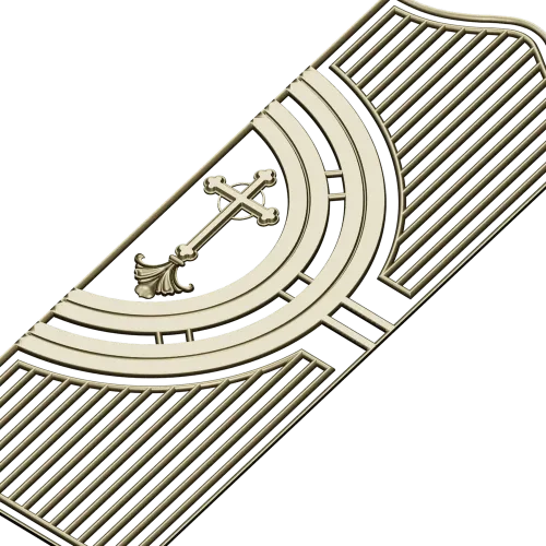Heritage Cross Door Panel - STL 3D model for CNC