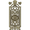 Ornate Rosette Door Panel STL for CNC