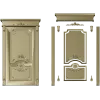 STL модель дверной филёнки с розеткой - 3D модель stl для ЧПУ