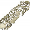 Ornamental Peafowl Vertical Panel STL for CNC
