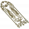 Twin Peacock Decorative Panel STL