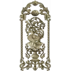 Lotus Peafowl Vertical Panel STL for CNC